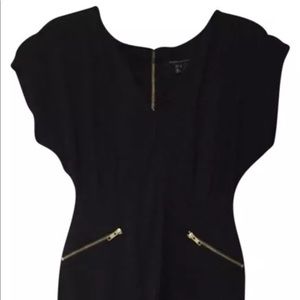 French Connection Georgia Jersey V Neck Dress Sz 2